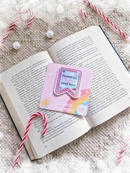Magnetisches Lesezeichen - Christmas Read | Lesezeichen Winter & Weihnachten
