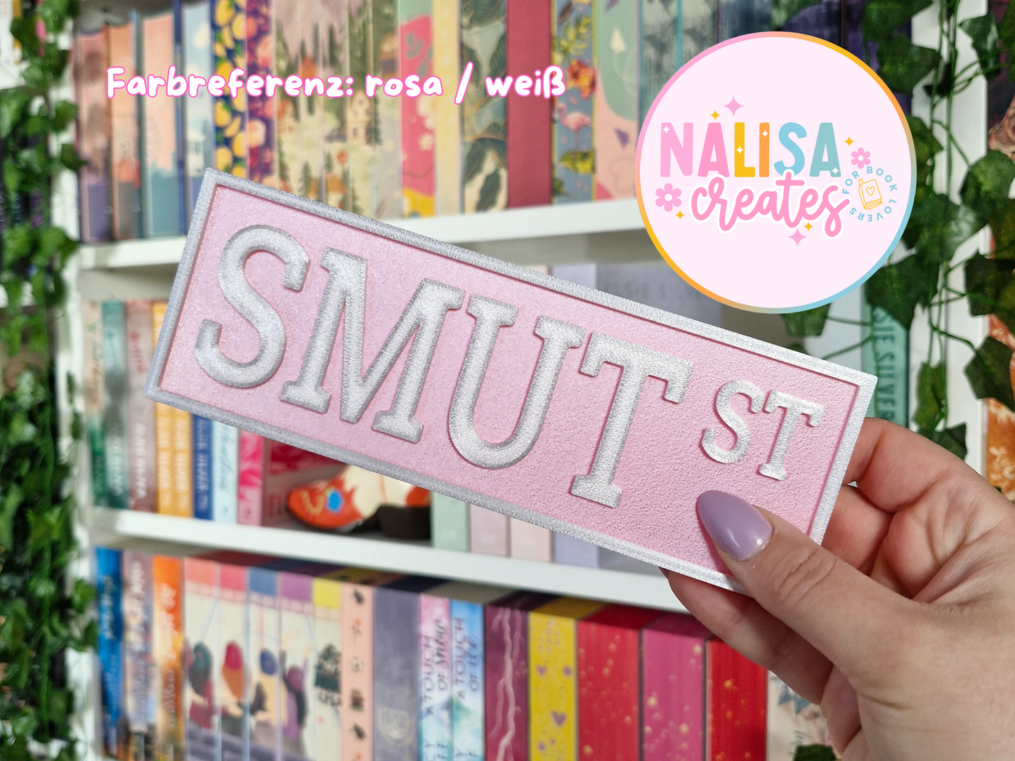 Bookish Street Signs | Deko fürs Bücherregal | 3D-Druck