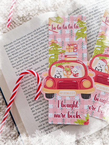 Lesezeichen Christmas Ghosts - I bought more books | Lesezeichen Winter & Weihnachten