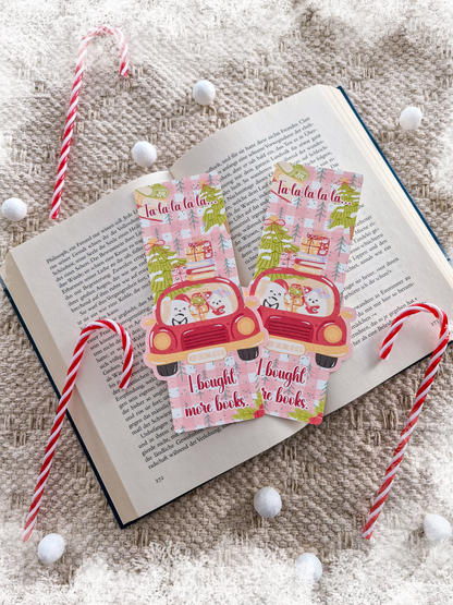 Lesezeichen Christmas Ghosts - I bought more books | Lesezeichen Winter & Weihnachten