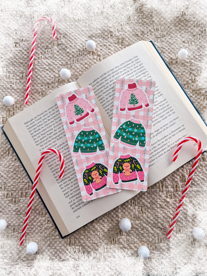 Lesezeichen Ugly Christmas Sweater | Lesezeichen Winter & Weihnachten