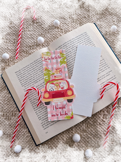 Lesezeichen Christmas Ghosts - I bought more books | Lesezeichen Winter & Weihnachten