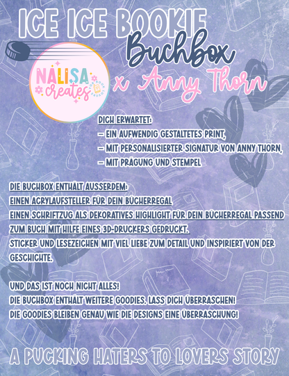 Exklusive Buchbox zu Ice Ice Bookie | Band 3 der Aston Beavers-Reihe von Anny Thorn