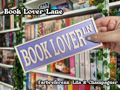 Bookish Street Signs | Deko fürs Bücherregal | 3D-Druck