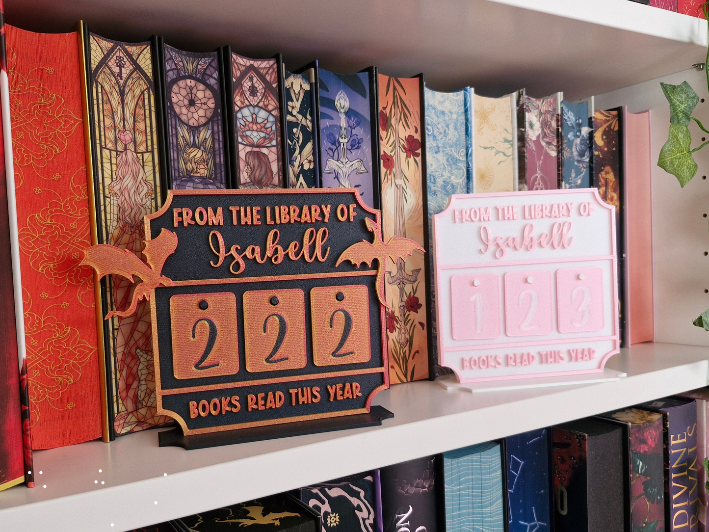Books Read This Year Aufsteller – Deko fürs Bücherregal | 3D-Druck