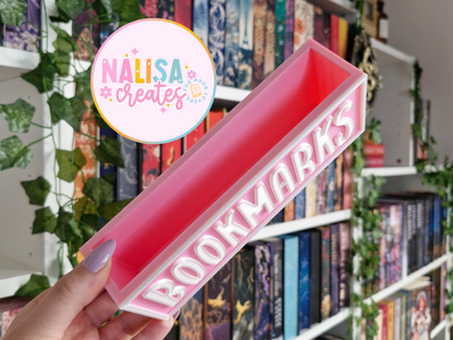 Bookmark Holder | Deko fürs Bücherregal | 3D-Druck | Aufbewahrung Lesezeichen