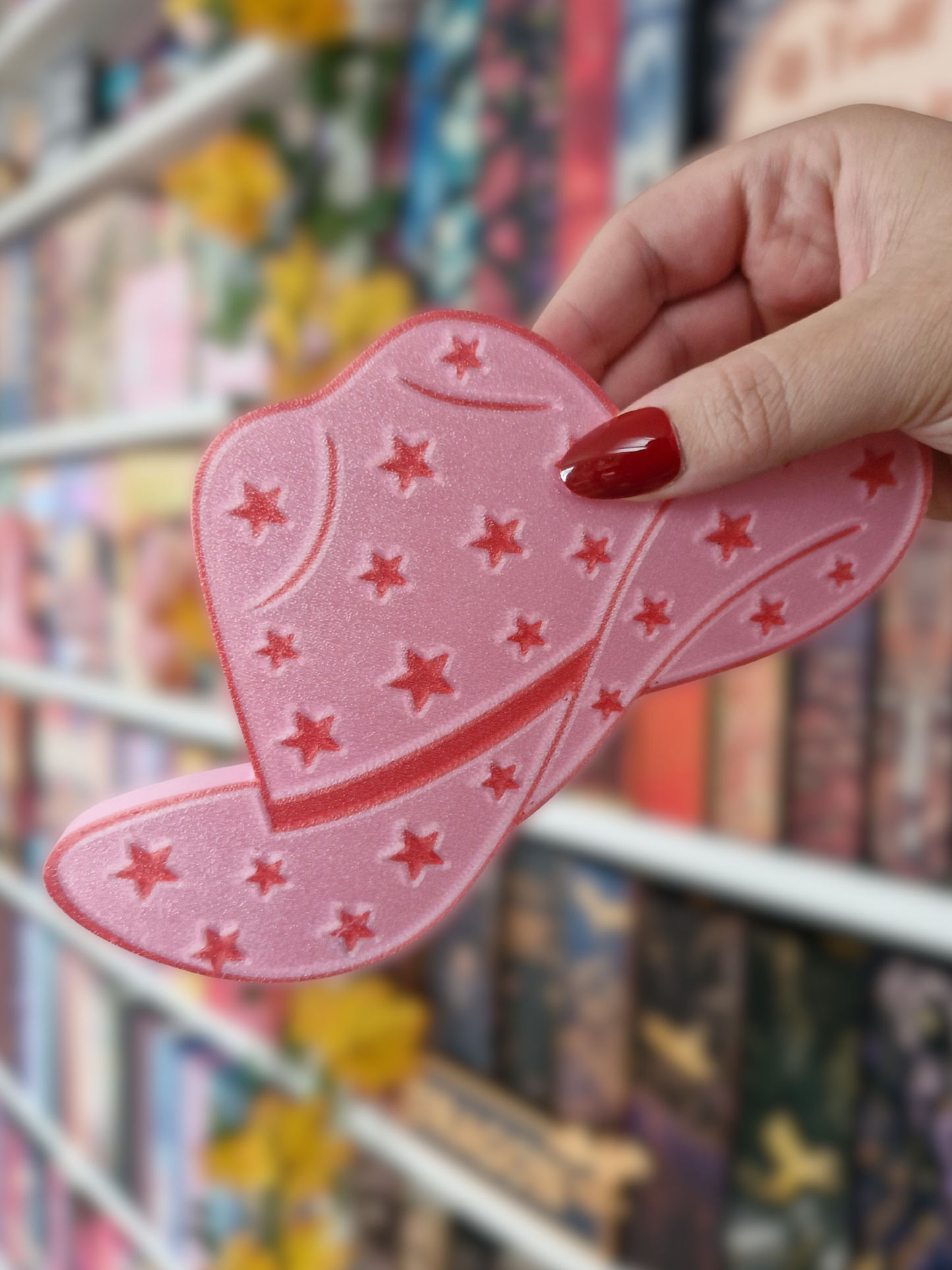 Cowboy Romance Aufsteller | Deko fürs Bücherregal | 3D-Druck