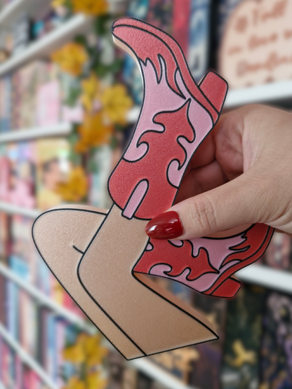 Cowboy Romance Aufsteller | Deko fürs Bücherregal | 3D-Druck