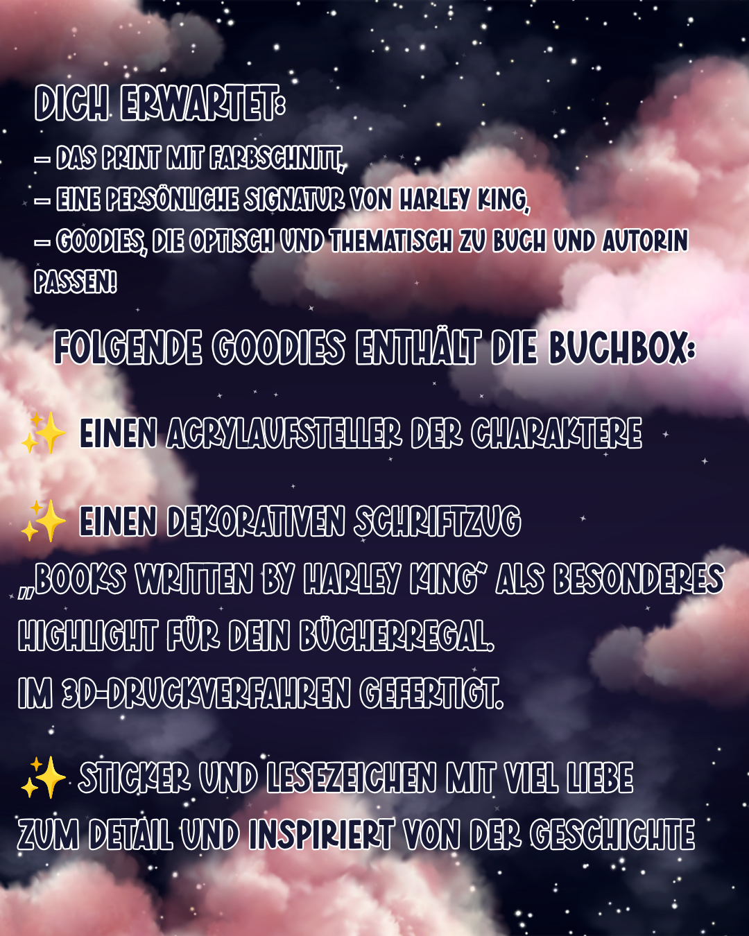 Exklusive Buchbox zu Heartstorm von Harley King