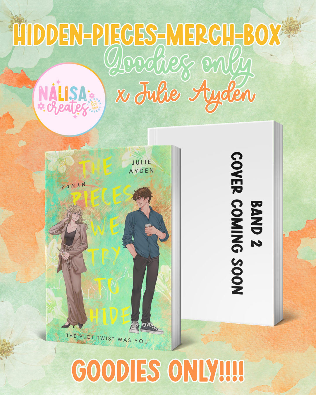 Exklusive Merch-Box zur Hidden-Pieces-Dilogie von Julie Ayden - Goodies only!