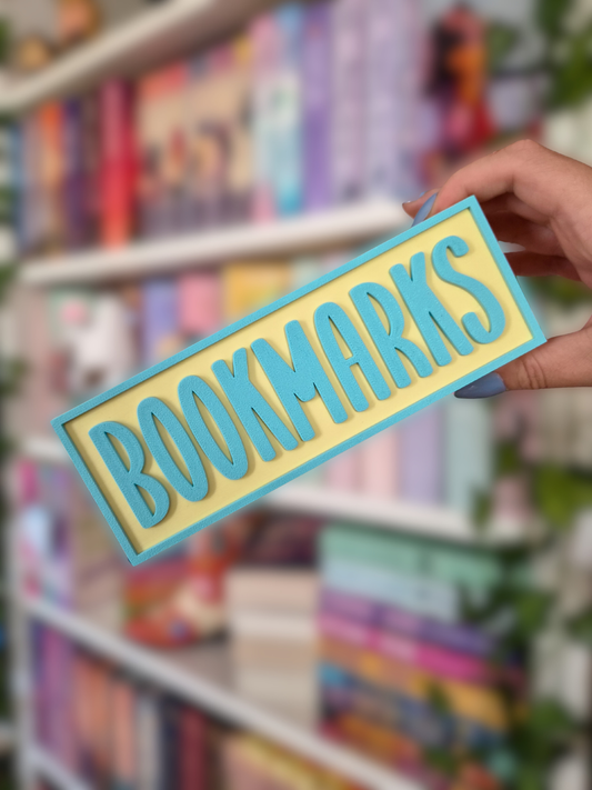 B-Ware Bookmark Holder | Deko fürs Bücherregal | 3D-Druck | Aufbewahrung Lesezeichen