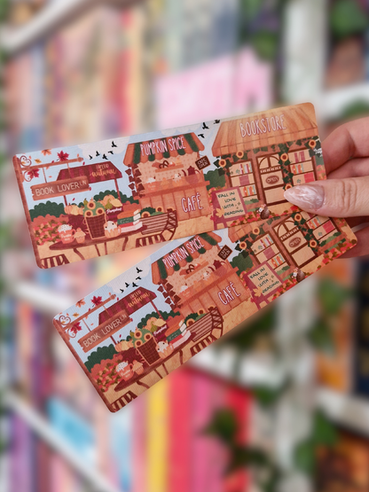 Lesezeichen Book Lover Lane Herbst | Herbst Lesezeichen