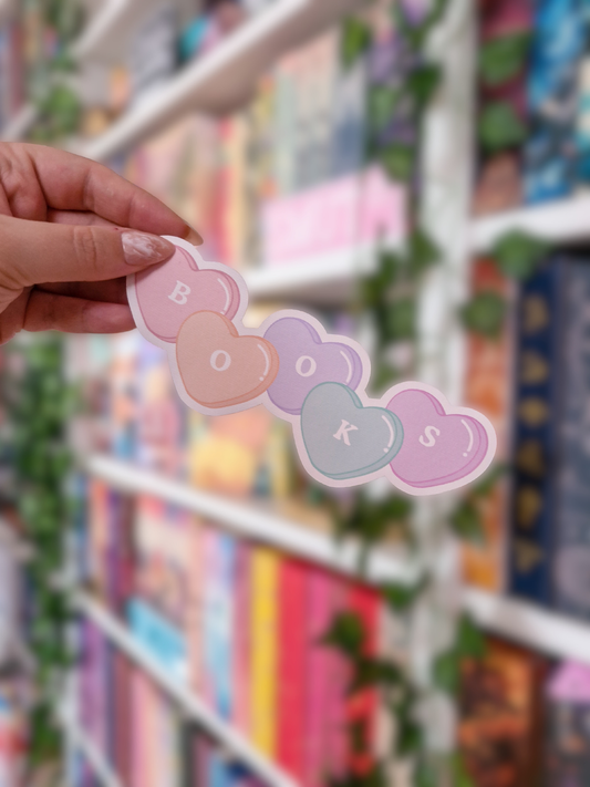 Lesezeichen Candy Hearts - Books