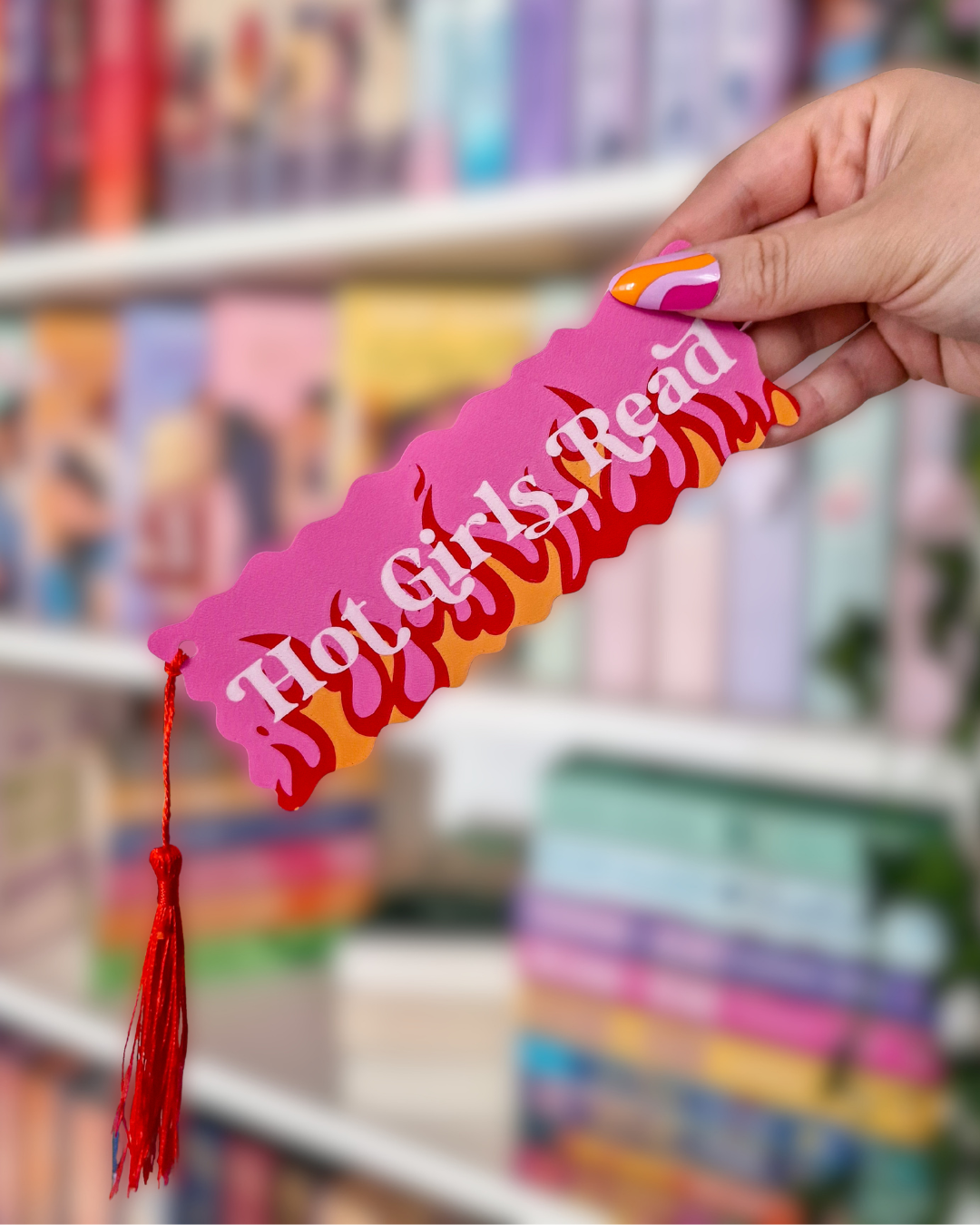 Hot Pink & Ruby Red Set | Deko fürs Bücherregal | 3D-Druck