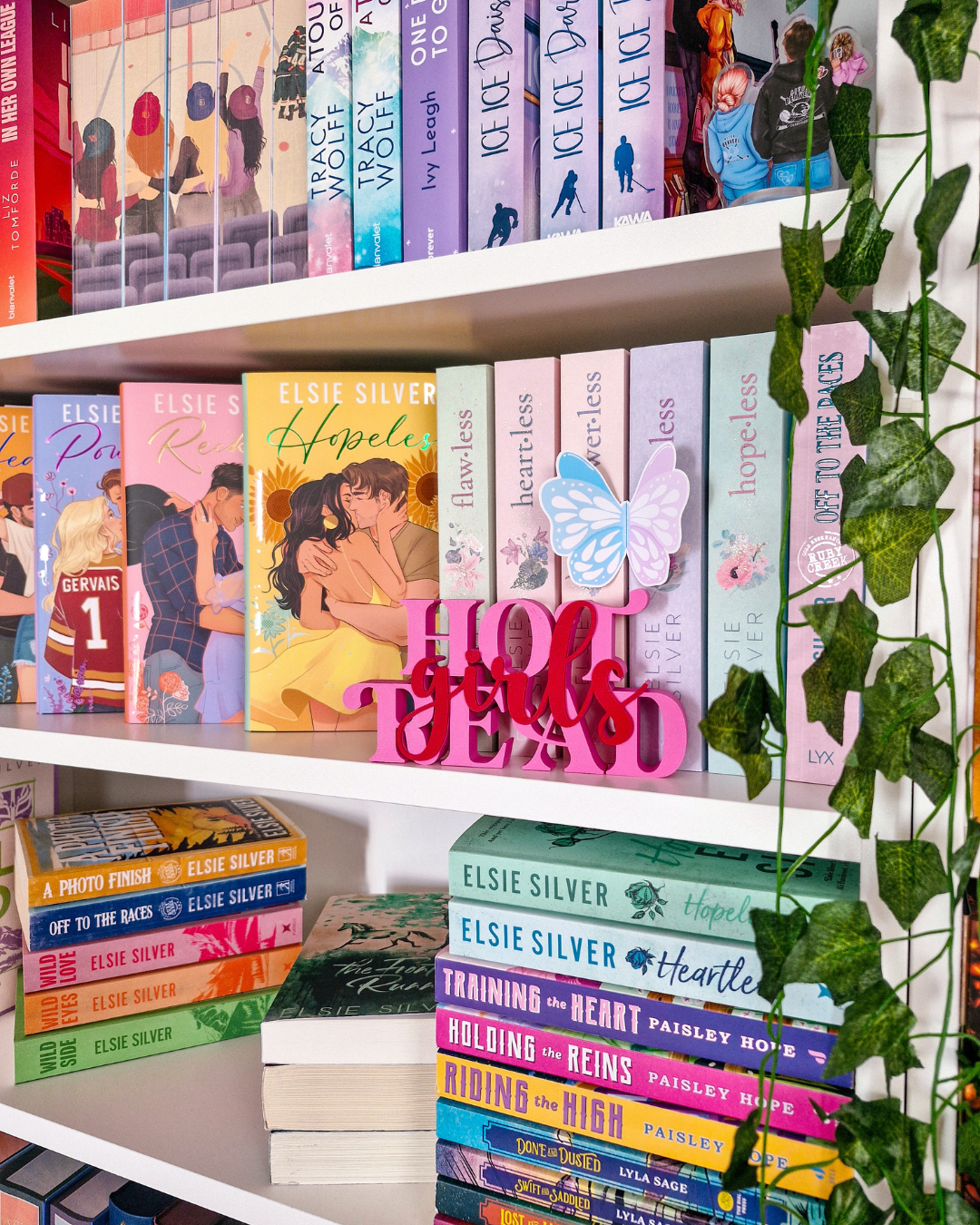 Hot Girls Read – Schriftzug | Deko fürs Bücherregal | 3D-Druck