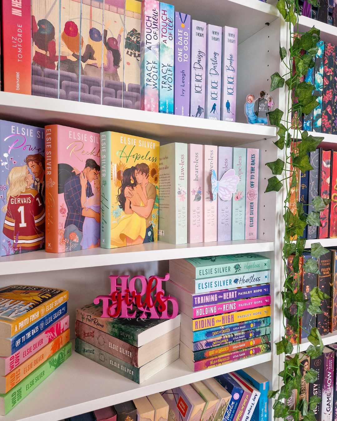 Hot Girls Read – Schriftzug | Deko fürs Bücherregal | 3D-Druck