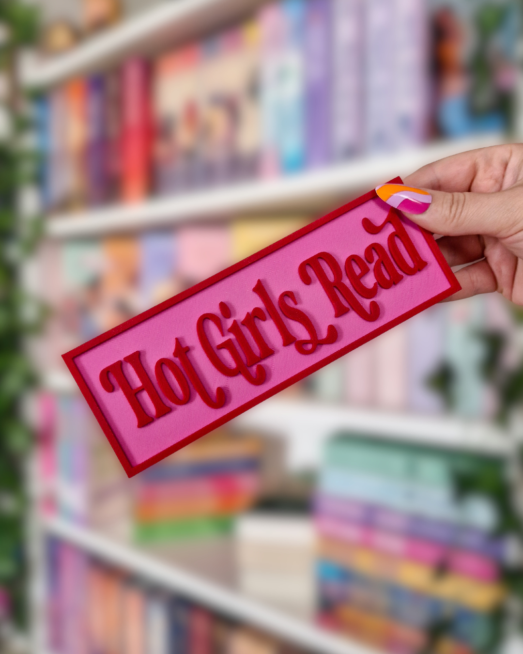 Hot Girls Read | Deko fürs Bücherregal | 3D-Druck