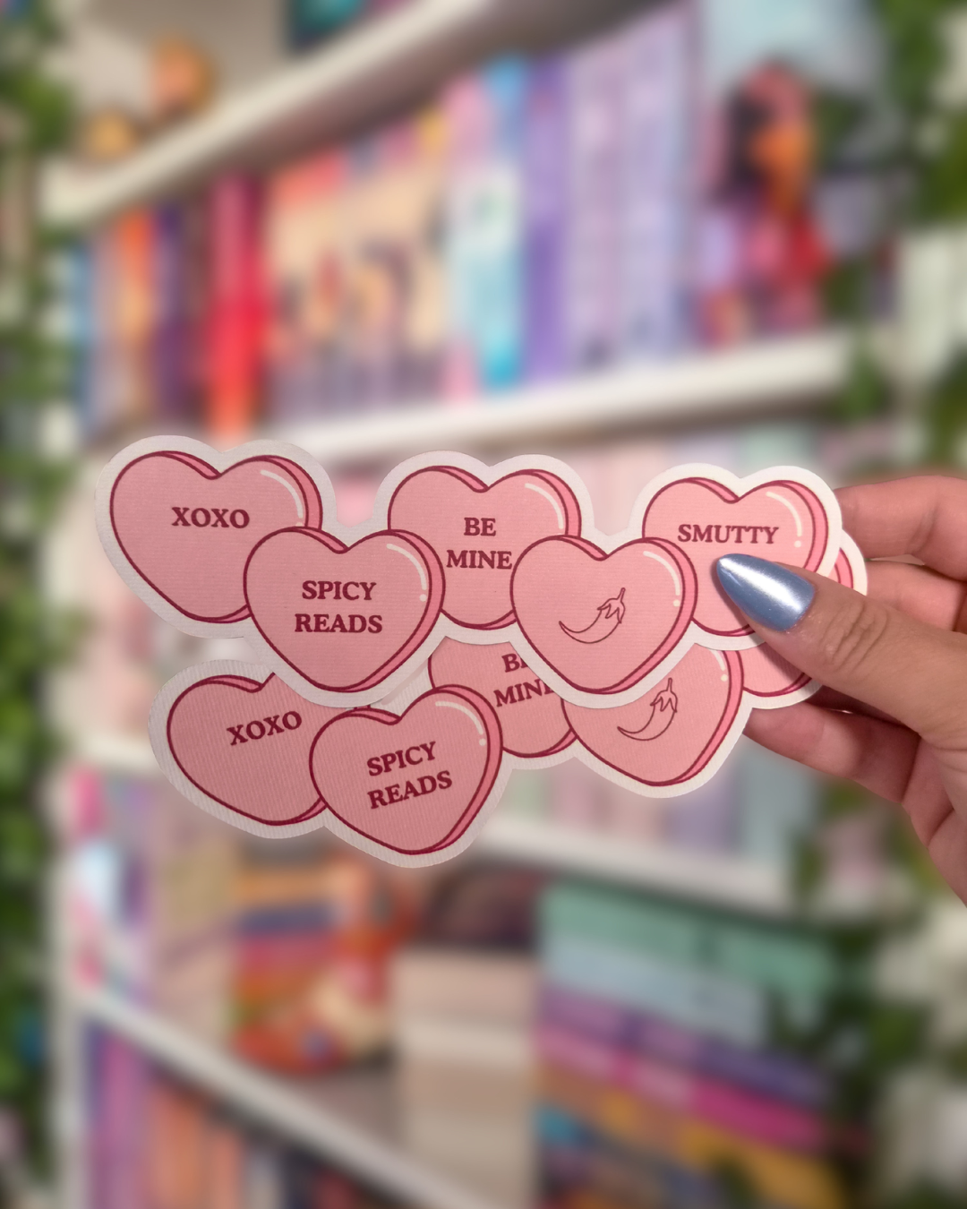 Lesezeichen Candy Hearts - Spicy reads