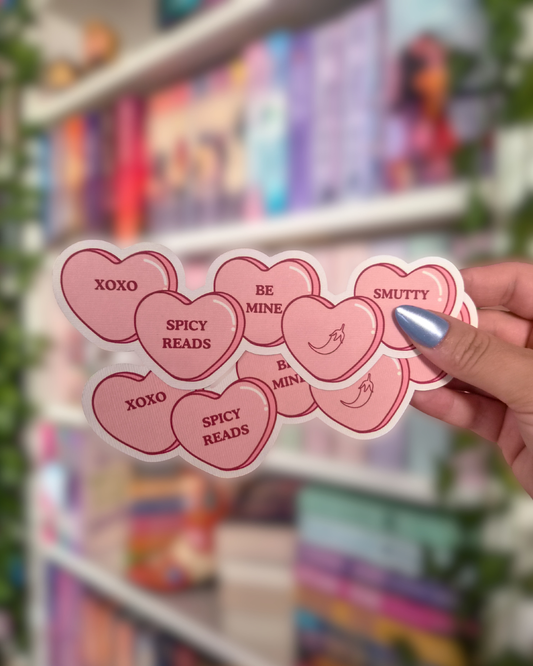 Lesezeichen Candy Hearts - Spicy reads