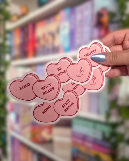 Lesezeichen Candy Hearts - Spicy reads