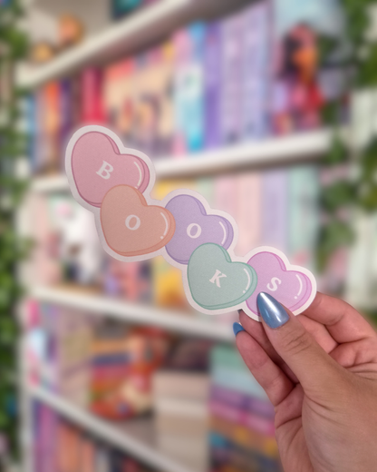 Lesezeichen Candy Hearts - Books