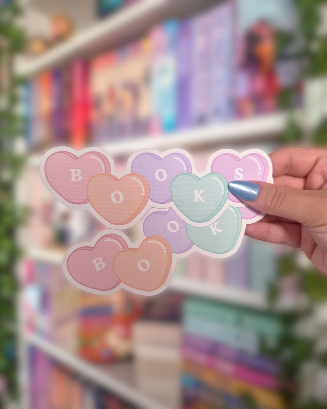 Lesezeichen Candy Hearts - Books