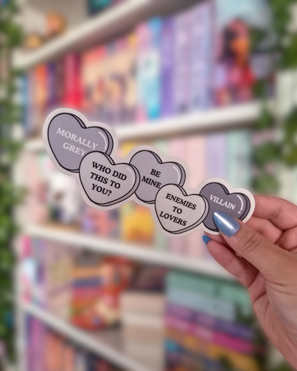 Lesezeichen Candy Hearts - Morally Grey