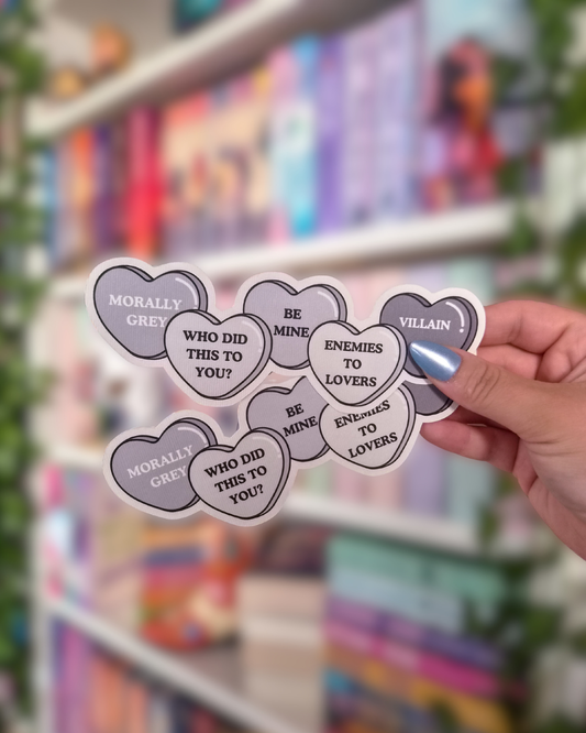 Lesezeichen Candy Hearts - Morally Grey