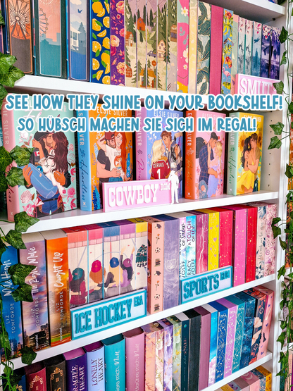 Bookish Street Signs | Deko fürs Bücherregal | 3D-Druck