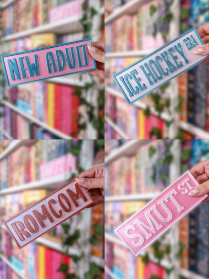 Bookish Street Signs | Deko fürs Bücherregal | 3D-Druck