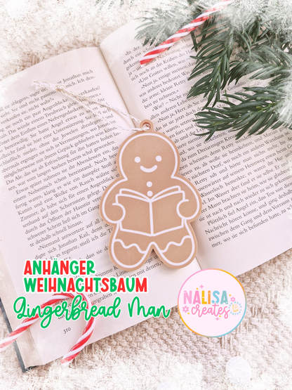 Anhänger Weihnachtsbaum Gingerbread Man | 3D Druck | Deko Weihnachten | Weihnachtsbaumschmuck