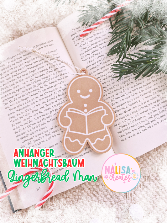 Anhänger Weihnachtsbaum Gingerbread Man | 3D Druck | Deko Weihnachten | Weihnachtsbaumschmuck