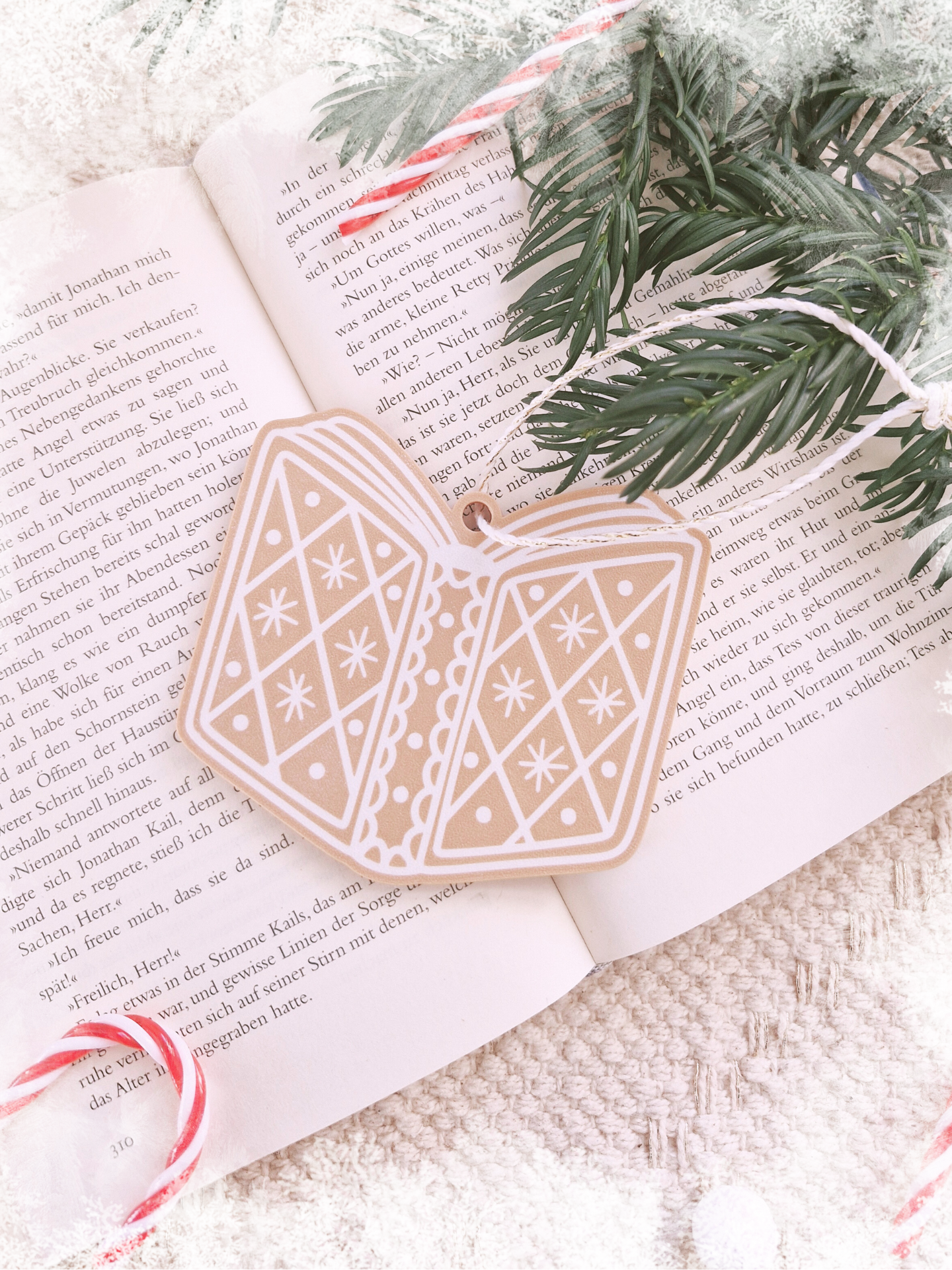 Anhänger Weihnachtsbaum Buch | 3D Druck | Deko Weihnachten | Weihnachtsbaumschmuck