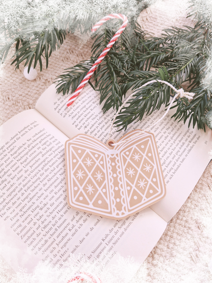 Anhänger Weihnachtsbaum Buch | 3D Druck | Deko Weihnachten | Weihnachtsbaumschmuck