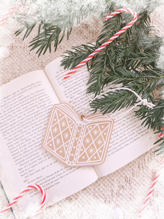 Anhänger Weihnachtsbaum Buch | 3D Druck | Deko Weihnachten | Weihnachtsbaumschmuck