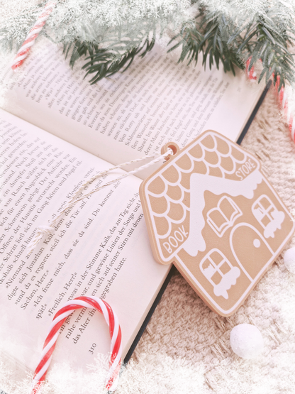 Anhänger Weihnachtsbaum Bookstore | 3D Druck | Deko Weihnachten | Weihnachtsbaumschmuck