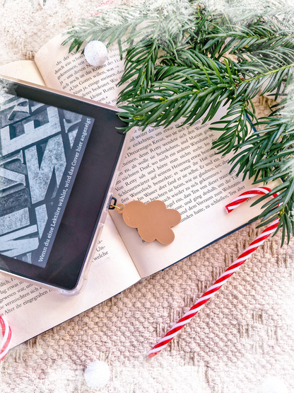 Charm-Anhänger für Ebook-Reader | 3D Druck Gingerbread Man | Kindle Accessoire