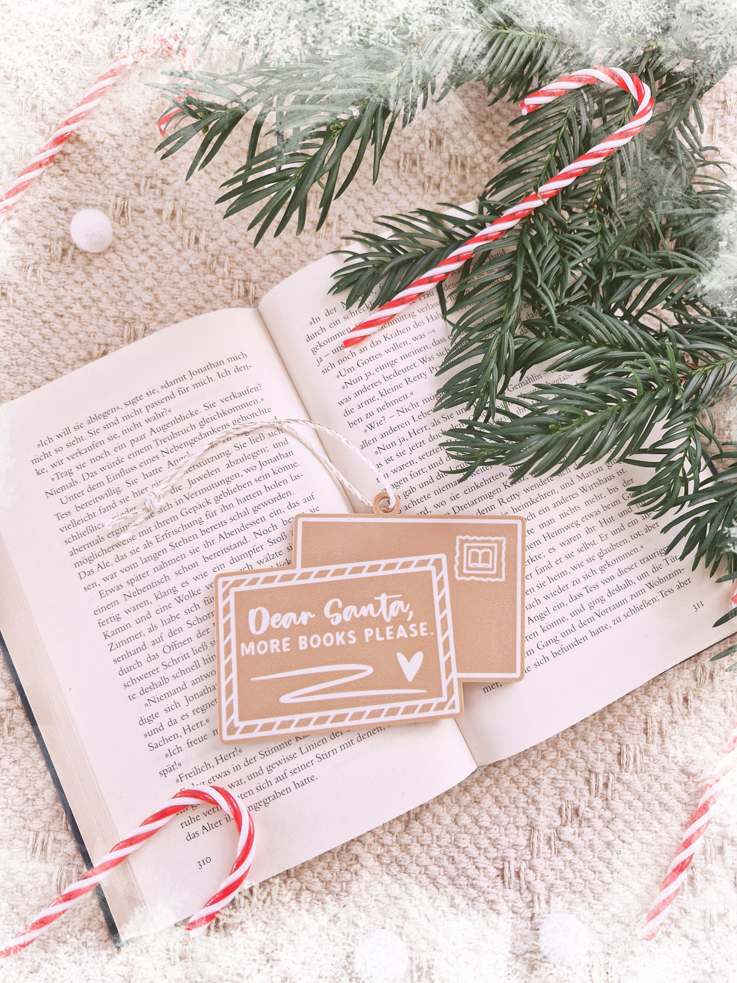 Anhänger Weihnachtsbaum Letter Santa | 3D Druck | Deko Weihnachten | Weihnachtsbaumschmuck