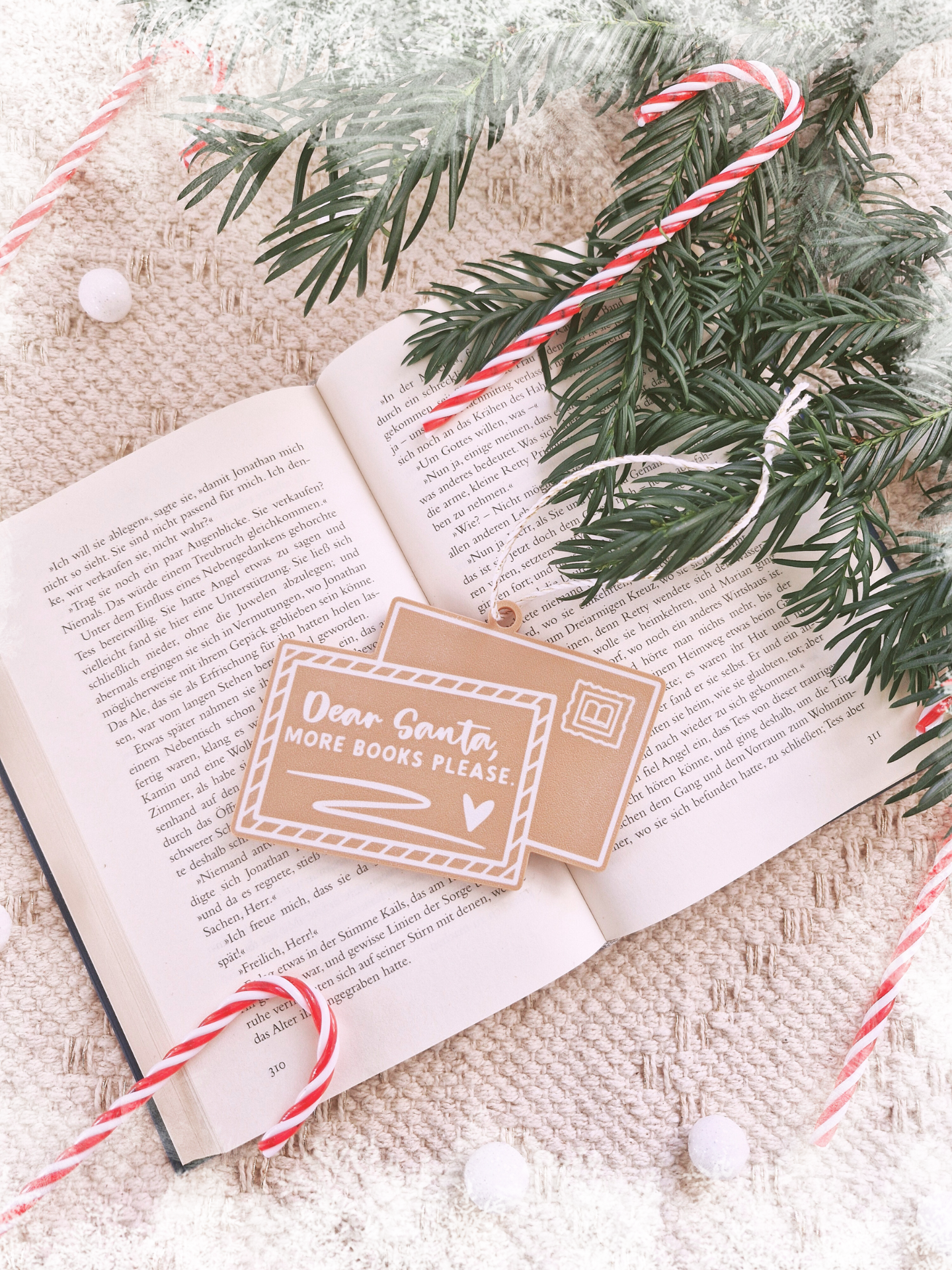 Anhänger Weihnachtsbaum Letter Santa | 3D Druck | Deko Weihnachten | Weihnachtsbaumschmuck