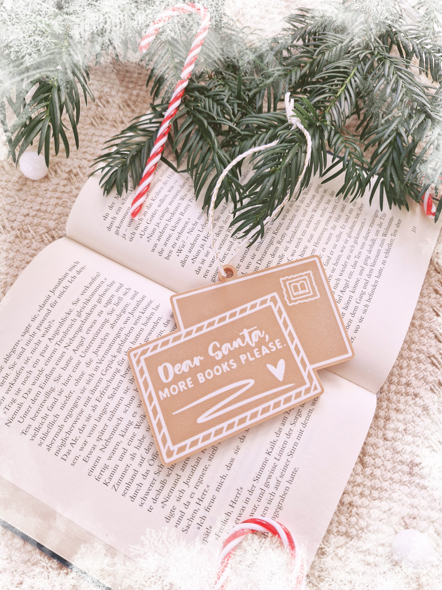 Anhänger Weihnachtsbaum Letter Santa | 3D Druck | Deko Weihnachten | Weihnachtsbaumschmuck