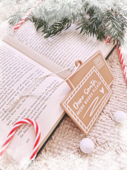 Anhänger Weihnachtsbaum Letter Santa | 3D Druck | Deko Weihnachten | Weihnachtsbaumschmuck