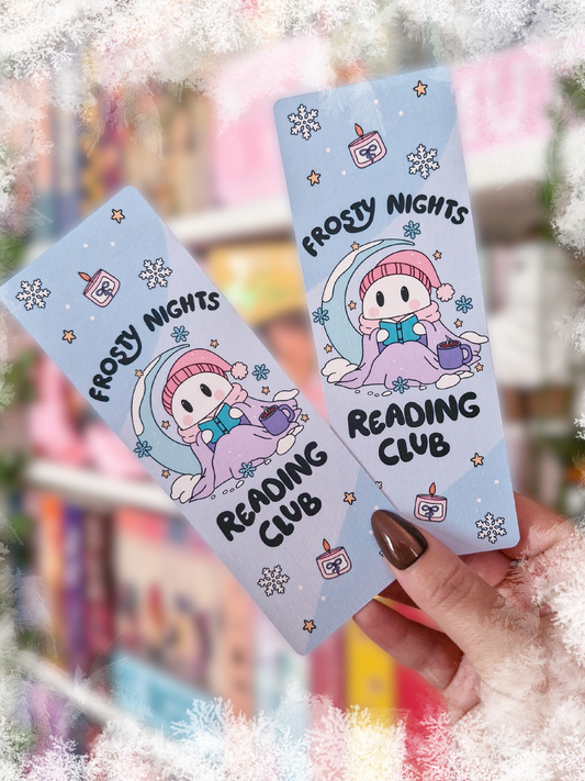 Lesezeichen Frosty Nights Reading Club | Lesezeichen Winter & Weihnachten