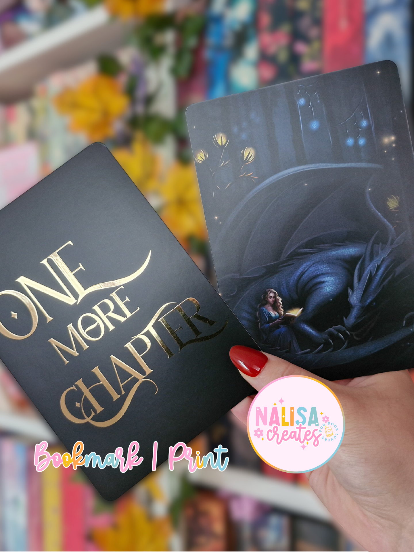 Lesezeichen / Print Magical Dragon | Drachen Lesezeichen | Fantasy Print A6