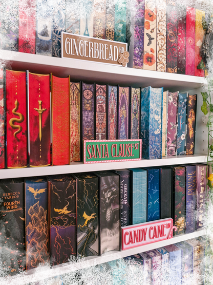 Christmas Street Sign – Santa Clause Street | Deko fürs Bücherregal | 3D-Druck