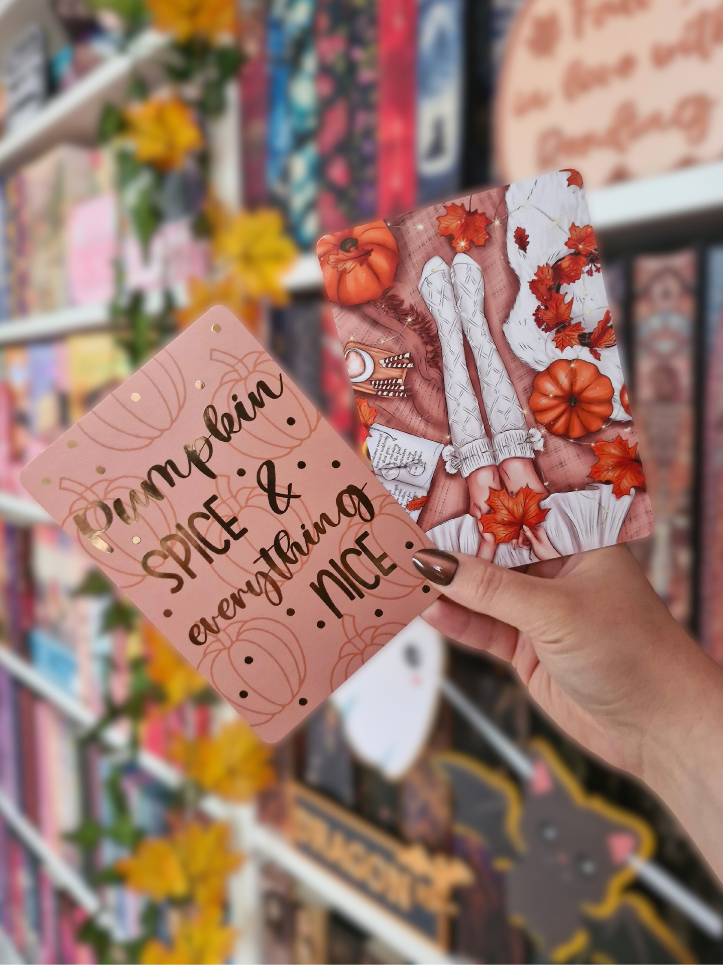 Lesezeichen / Print Pumpkin Spice | Herbst Lesezeichen | Herbst Print A6