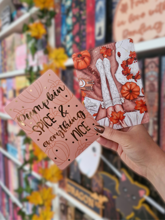 Lesezeichen / Print Pumpkin Spice | Herbst Lesezeichen | Herbst Print A6