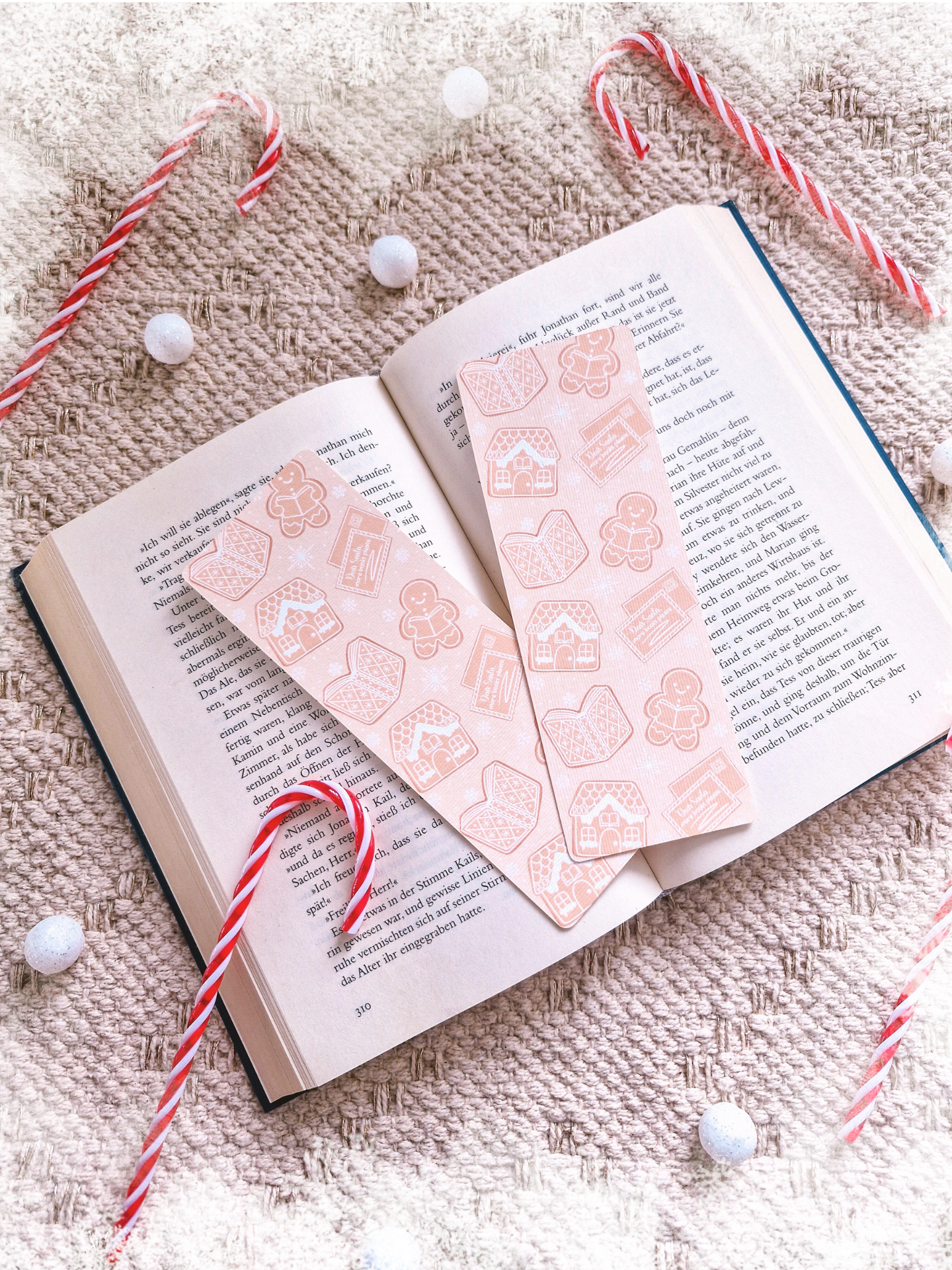 Lesezeichen Christmas Cookies | Lesezeichen Winter & Weihnachten