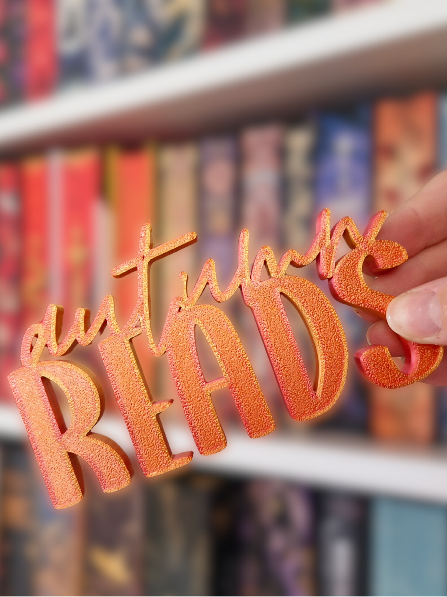 Autumn Reads Schriftzug | Deko fürs Bücherregal | 3D-Druck