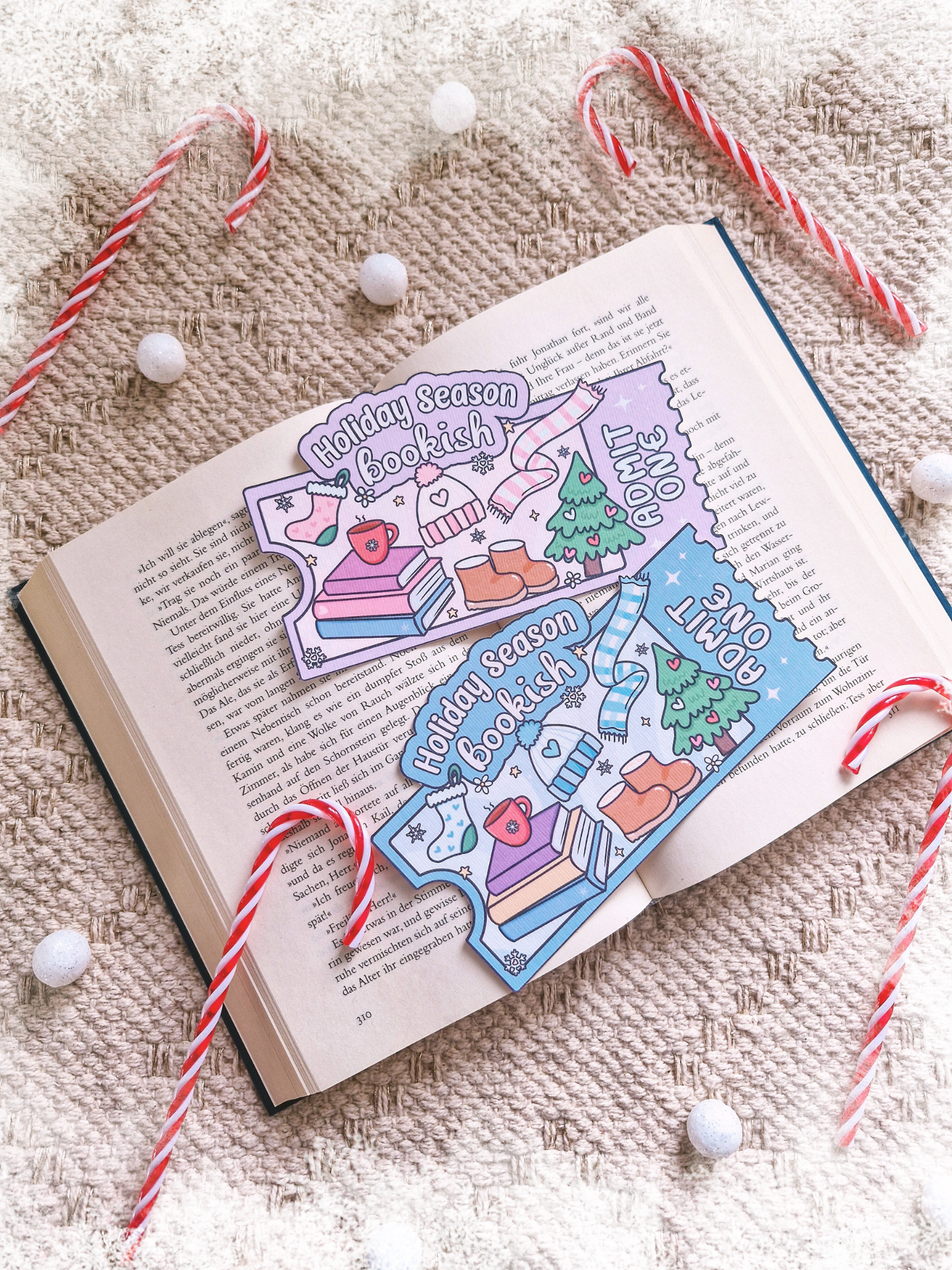 Lesezeichen Holiday Season | Lesezeichen Winter & Weihnachten