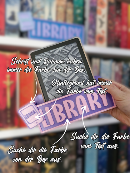 E-Reader Halterung – Deko fürs Bücherregal | 3D-Druck